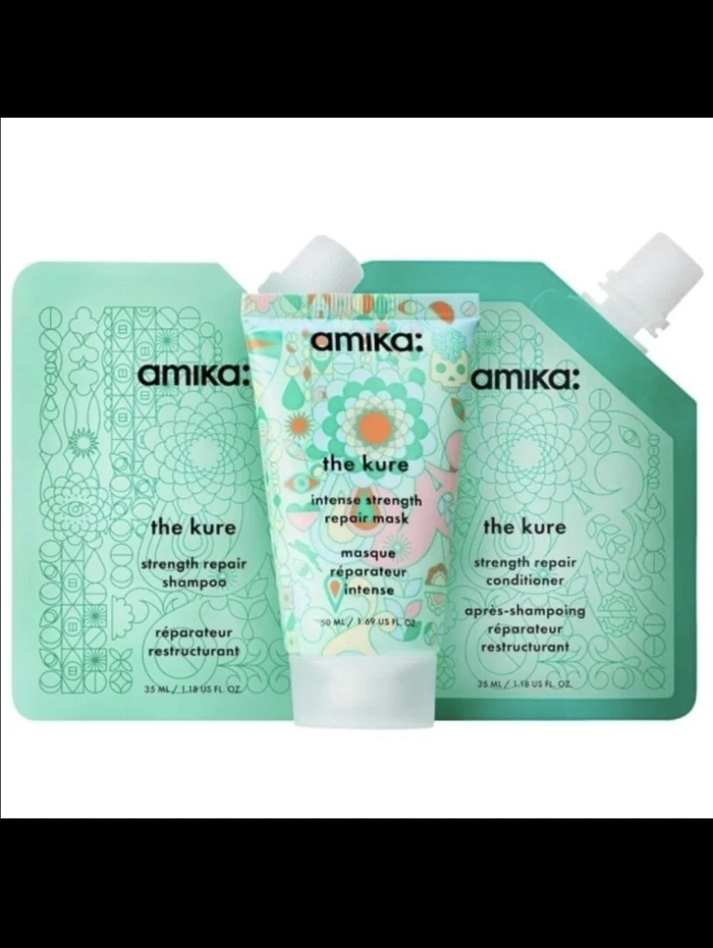 Amika The Kure Strength Repair Trial Set, NIB